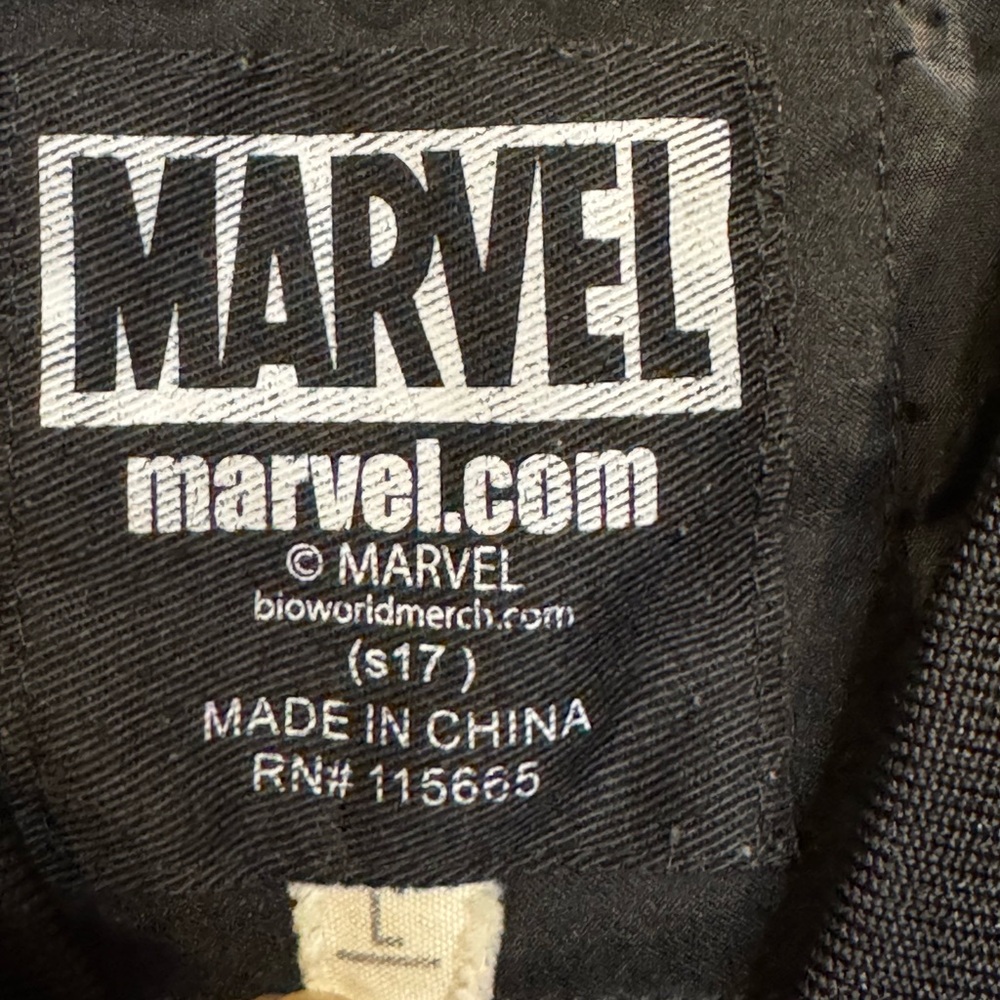 Marvel Black and Red Deadpool Patch Jacket - image 4